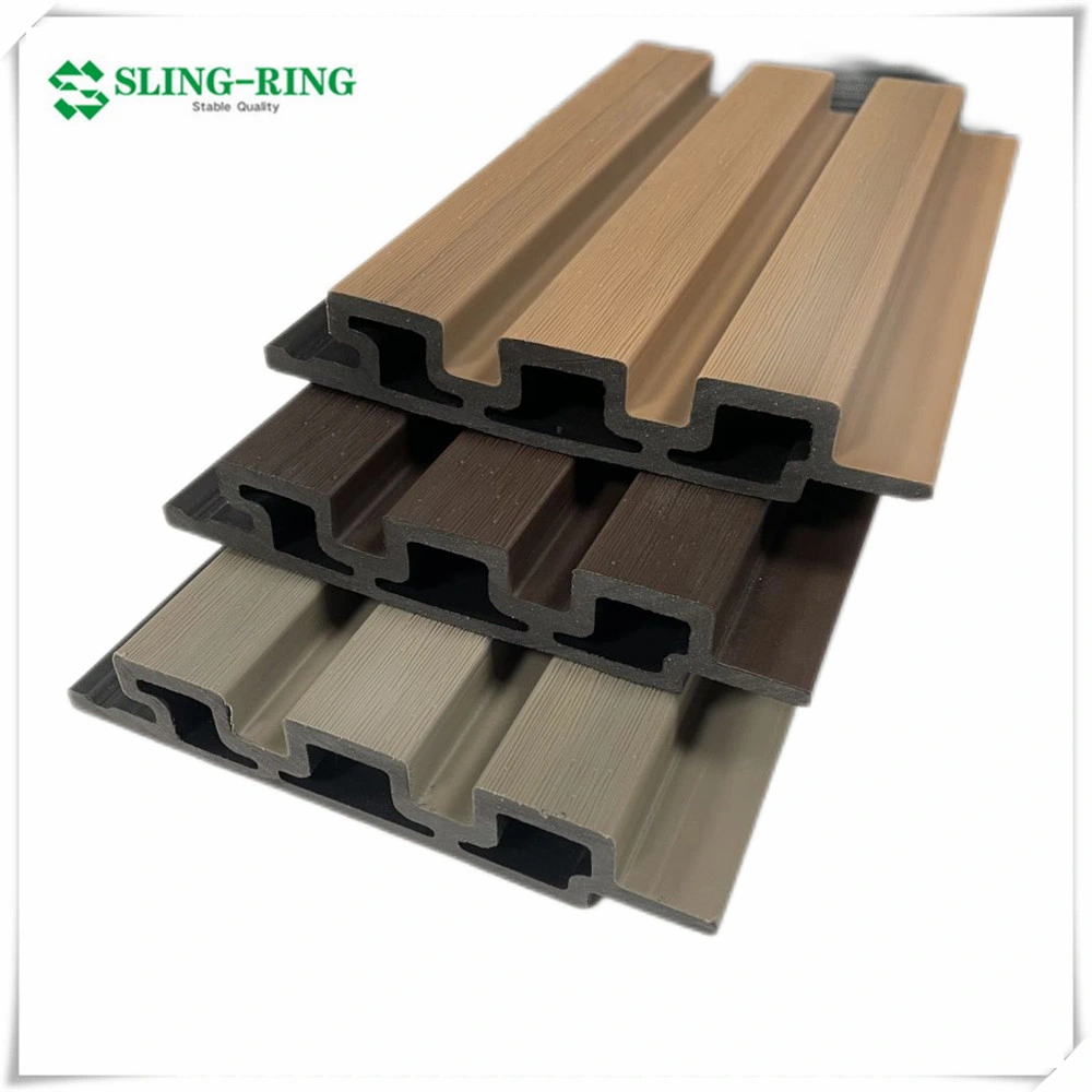 China Hot Selling Wood Plastic Composite PVC Easy Install Indoor Decoration WPC Wall Panel for Office/Ceiling/Bathroom