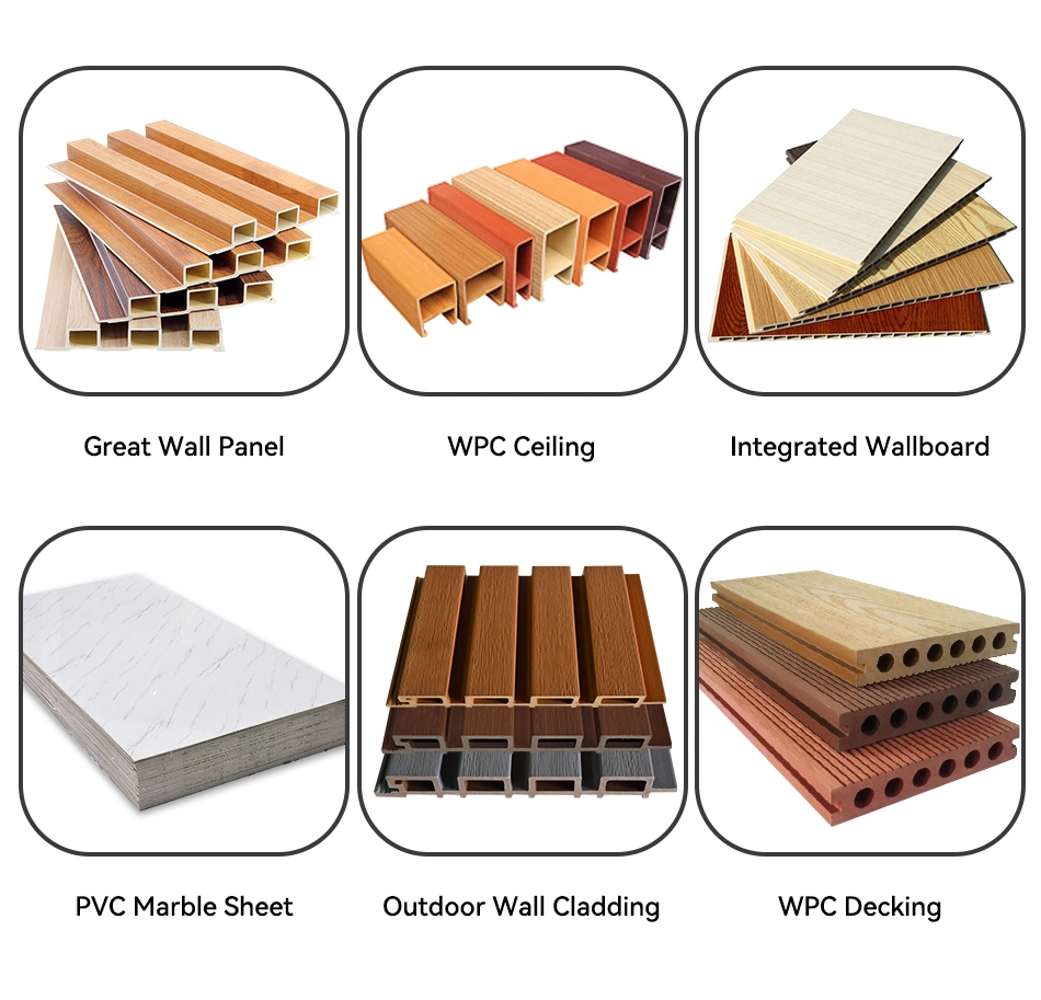 China Wholesale Factory Indoor Decor Wood Plastic Composite PVC Coating Cladding Fluted Wall Board Interior WPC Wall Panel